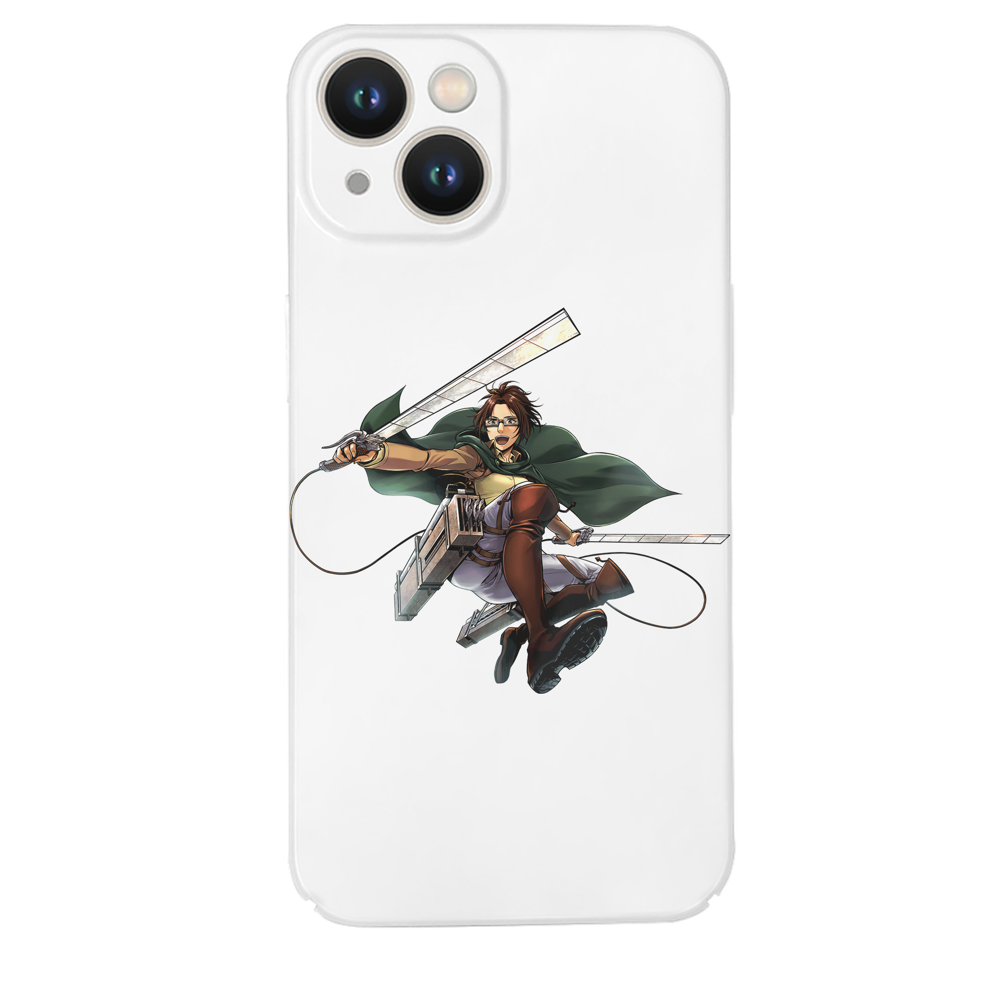 （画像用） 進撃の巨人 ハンジ·ゾエ Attack on Titan Hanji Zoe 【iPhone 14シリーズ対応】ハードケース